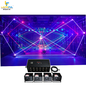 2 Watt RGB Laser Moving Head Lichter LED-Quelle IP33 Dimmbar DJ Party Bühnenausrüstung für Nachtclubs Hochzeiten TV <span class=keywords><strong>Lasershow</strong></span> - Product Image 4