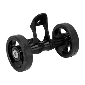 Guardabarros para Bicicleta, Ruedas Dobles Easywheel para Bicicleta Plegable <span class=keywords><strong>Brompton</strong></span>, para Dahon, Negro - Product Image 5