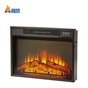 Burner Wood Insert Fire Place 3D Flame Decorative Electric Fireplace