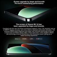 Nouveau pour Mi 14 16 Go + 1 To, écran 6,3 pouces 144 Hz, MIUI 14, processeur Octa Core 4 nm 3,3 GHz, NFC, smartphone 5G