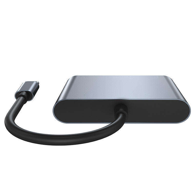 ORANGLES ZEZK 3-in-1 USB-C Hub | 4K HDTV Adapter with USB 3.0 | Type-C Docking Station for Laptops & MacBooks – orangles Kuwait - angled perspective - presenting advantages - Image 4 of 6 | fits any environment | Purchase ZEZK 3-in-1 USB-C Hub | 4K HDTV Adapter with USB 3.0 | Type-C Docking Station for Laptops & MacBooks – orangles Kuwait Michigan | Free Shipping ORANGLES