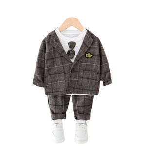 <span class=keywords><strong>Ensemble</strong></span> <span class=keywords><strong>de</strong></span> costume <span class=keywords><strong>de</strong></span> baptême pour enfants, survêtement décontracté mais élégant, <span class=keywords><strong>ensemble</strong></span> classique polyvalent pour toutes les occasions - Product Image 5