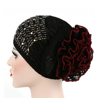 Voile de tête musulman en gros, style maille, très populaire, turban pour femme, bonnet chimio, foulard enveloppant la tête