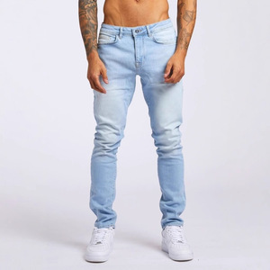 Quần legging denim nam cạp cao mới về - Quần đen thẳng thời trang, quần jean đen cổ điển, quần jean ôm dáng slim fit - Product Image 4