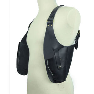 Custom Western Cowboy Tactisch Verstelbare Dubbele Schouder Pu Lederen Verstelbare Onderarm Schieten Pistool Holster - Product Image 1