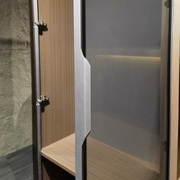 Armoire de bureau de haute qualité en bois avec bande lumineuse, armoire de rangement pour bureau