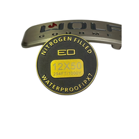 Plaque signalétique personnalisée en nickel électroformé pour télescope, service de gravure laser et de logo sur métal, modèle en tôle