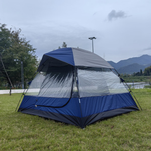 Carpa de Camping <span class=keywords><strong>Sundome</strong></span> con Toldo, Carpa para 4 Personas Fácil de Instalar, Refugio Resistente a la Intemperie para Camping, Festivales, Jardín, Pernoctaciones - Product Image 5
