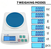 Sf-400c LCD Digital Electronic Analytic Balance Scientific Lab Instrument Laboratory Scale