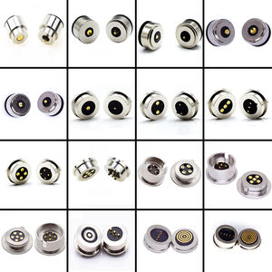 ขั้วต่อแบบสปริงแม่เหล็ก Pogo Pin สำหรับแบตเตอรี่ USB แบบกลม ขนาด 4 5 6 8 10 11 มม. 5V2A แบบตัวผู้และตัวเมีย สำหรับงาน PCB - Product Image 3