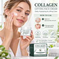 Crème Visage Anti-Rides au Collagène, Nourrissante, Réparatrice, Liftante et Raffermissante, Convient à Tous les Types de Peau, Prise en Charge OEM