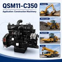 Motor Diésel SCDC Xi'an CUM Serie QSM11 QSM11-C350 de 350HP/2000rpm y 6 Cilindros con Control Electrónico para Maquinaria de Construcción