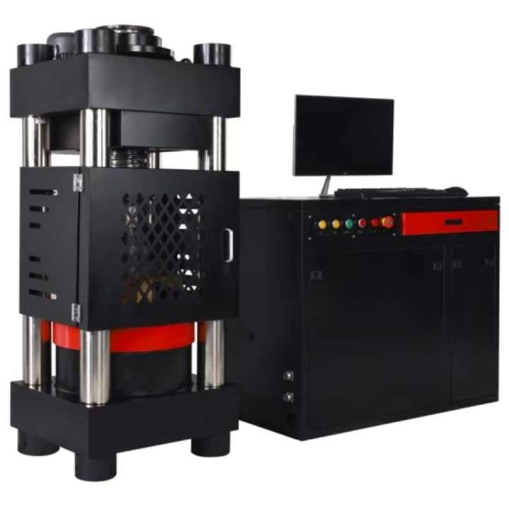 YAW-5000 Electric Concrete Block Cement Compressive and Flexural Test ...