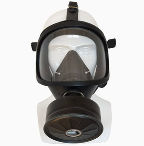 Masque respiratoire intégral de sécurité industrielle, avec sangle de tête réglable et large champ de vision, compatible avec <span class=keywords><strong>tuyau</strong></span> de canister pour la <span class=keywords><strong>protection</strong></span> contre les gaz - Product Image 2