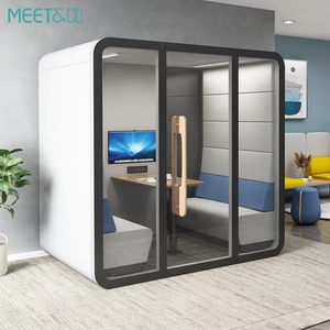 Fabricant chinois fournissant des cabines de réunion insonorisées modernes pour bureaux, solutions modulaires de postes de travail pour l'intérieur des bureaux - Product Image 1