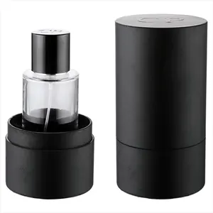 Square Perfume Bottle Perfume Bottle 50 Ml With Box Glass Packaging For Cosmetics
