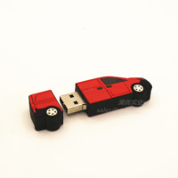 Nouveauté forme de voiture clé USB 8gb promotionnel gratuit moule minibus forme clé USB flash