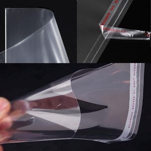 Square Adhesive Cellophane Bags 7x7 Clear Self Stick 300pcs Polypropylene For Calculator <b>Candy</b> Storage - Product Image 6
