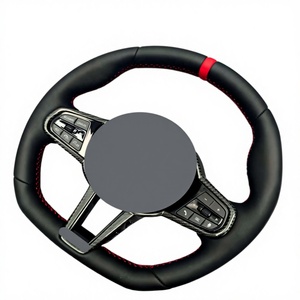 Volante Deportivo de Carreras para BMW G30 G20 Lci 2019-2024, Volante de Fibra de Carbono con Cuero Perforado para Automóvil Mejorado - Product Image 1
