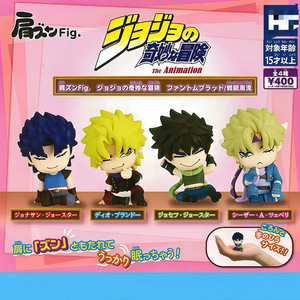 Lot de 4 figurines anime <span class=keywords><strong>JOJO</strong></span> Jonathan Joseph en pose assise dans une boîte mystère, idéal comme cadeau - Product Image 3