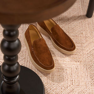 Nuevos Mocasines Casuales para Hombre, <span class=keywords><strong>Super</strong></span> Suaves y Cómodos, de Gamuza Retro Transpirable, Estilo Slip-On - Product Image 5