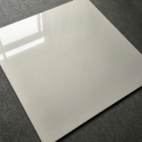 Carreaux de céramique en porcelaine 600x600 pour salon, blanc ivoire, vitrifiés et polis, effet cristal, pour intérieur moderne, fabriqués à Foshan