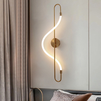 Lámpara de Pared Nórdica LED para Iluminación de Pasillos, Luz de Noche, Iluminación de Fondo de Pasillo, Juego de Iluminación para Baño