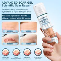 Gel cicatrisant en silicone avancé OEM, réduit l'apparence des cicatrices anciennes/nouvelles, vergetures, chéloïdes chirurgicales et acné, crème de soin corporel