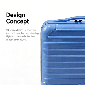 Estuche de <span class=keywords><strong>Maquillaje</strong></span> Rígido de 12 Pulgadas, Organizador de <span class=keywords><strong>Maquillaje</strong></span> de ABS en Negro/Rosa/Azul/Verde, Maleta de Viaje Ligera <span class=keywords><strong>para</strong></span> <span class=keywords><strong>Guardar</strong></span> Artículos de Belleza - Product Image 6