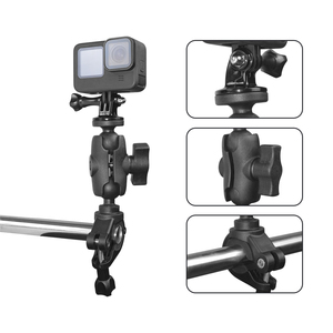 Cámara de acción giratoria de 360 grados, soporte de montaje para bicicleta de motocicleta para GoPro 12 11 10 9 8 7 6 <span class=keywords><strong>5</strong></span> 4 DJI <span class=keywords><strong>Osmo</strong></span> Insta360 - Product Image 2