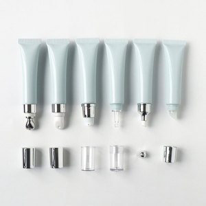 Tubos Vacíos de Envase Cosmético Suave Azul Claro de 15g para Brillo Labial, Envase de Crema para Ojos de 15ml, Tubo Exprimible para Esencia y Loción - Product Image 1