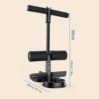 Appareil de fitness à ventouse fixe pour sit-ups à domicile, entraînement de force des abdominaux et des bras, avec corde de musculation