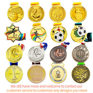 RENHUI futbol 1 ve 2 1St yer Mini bae amerikan demir futbol Metal el sanatları spor özel madalya ve kupa madalya - Product Image 6