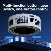 Nouveau Refroidisseur de Téléphone Intelligent à Température Contrôlée par IA DY29, Écran Tactile Glacé, Clip Magnétique Arrière, Semi-conducteur 15W, Numérique, 130g