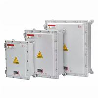 Armoire de commande antidéflagrante Exd en aluminium, tableau électrique 63A multi-circuits IP54 pour zones dangereuses (gaz, produits chimiques)