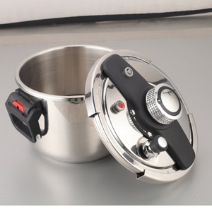 Cuisinière à pression en acier inoxydable, équipement de cuisine de haute qualité, cuisinière à pression multi-commerciale avec poignée pliable - Product Image 4