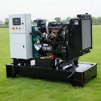 Groupe électrogène diesel 40KW 50KW monophasé/triphasé à châssis ouvert, prix usine, avec ATS de haute qualité 480V