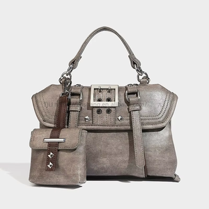 Winter American Retro Handbag <b>Backpack</b> Luxury Simple Medium Waterproof PU Zipper Softback Versatile Fashion Tanjing - Product Image 6