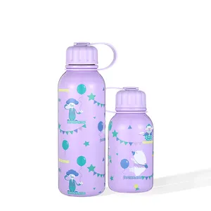320ml/520ml Kids Double Wall Insulated Water Bottles Keep Cold for 24 Hours and Hot for 12 Hours with Handle Cover