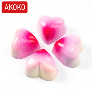 <span class=keywords><strong>Moule</strong></span> à chocolat AKOKO à motif classique <span class=keywords><strong>en</strong></span> <span class=keywords><strong>forme</strong></span> <span class=keywords><strong>de</strong></span> cœur, <span class=keywords><strong>de</strong></span> haute qualité, <span class=keywords><strong>en</strong></span> polycarbonate épaissi, pour chocolats et bonbons - Product Image 1