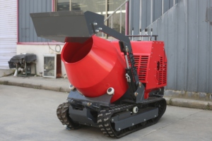 Mini Betonmischer Tragbare mobile Schiene 750kg Benzin Zement Beton mischmasch ine YUANXING - Product Image 4