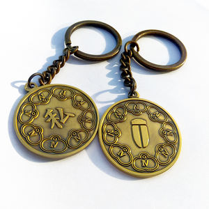 Llaveros Metálicos Personalizados con Diseño de Marca de Videojuegos, en Bronce Antiguo, Colección Creativa, Llavero de Aleación de Zinc a la Moda - Product Image 6