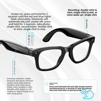 W620 lunettes intelligentes caméra 8MP anti-tremblement 1080P enregistrement vidéo AI traduction en temps réel pour bouton tactile avec