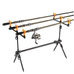 Présentoir de <span class=keywords><strong>canne</strong></span> à pêche, pôle en plastique, <span class=keywords><strong>support</strong></span> en tourelle, pliage rapide, pour plage - Product Image 2