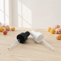 Bouchon compte-gouttes en plastique de 18 mm 18/400 avec joints en plastique, bouchon à vis, couleur personnalisée