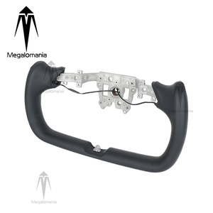 Volant de direction en cuir pleine fleur et fibre de carbone, style Yoke <span class=keywords><strong>Plaid</strong></span>, pour <span class=keywords><strong>Tesla</strong></span> <span class=keywords><strong>Model</strong></span> <span class=keywords><strong>X</strong></span> Y S 3 - Product Image 3