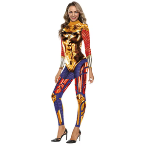 Tuta da uomo in stile 3 colori nuovi tute da eroe abiti sacri <span class=keywords><strong>Cosplay</strong></span> per giochi di ruolo maschili e femminili abiti da uomo d'oro - Product Image 4