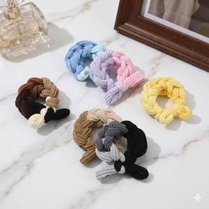 Wholesale Portable Lightweight <strong>Braided</strong> Headband Elastic Twist Plait Hair Hoop for Women Travel Hair <strong>Accessories</strong> - Product Image 2