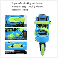 Patins à roulettes en ligne professionnels pour enfants, garçons et filles, roues en PU réglables, cadre en aluminium, coque en polypropylène, tissu en maille