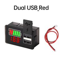 DC 8 ~ 30V type-c USB batterie de voiture voltmètre indicateur de niveau de Charge batterie au Lithium compteur de capacité affichage de Test testeur de LED